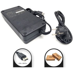 Resim Retro Msı 19.5v 16.92a 330w 4 Pin Usb Tip Notebook Adaptör Rpa-ac344 