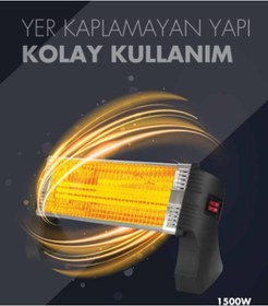 Resim Rosh 1500 Watt Infrared Elektrıklı Isıtıcı 