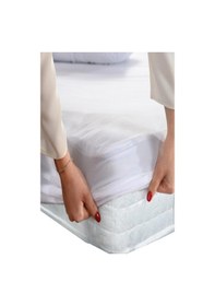 Resim Divanev Sıvı Geçirmez Fitted Alez 70x120 Cm Pamuk Fitted Alez Bebe Çocuk Alezi Beyaz 