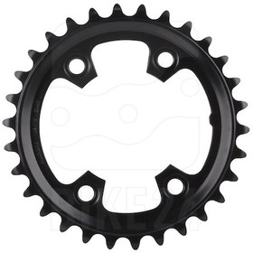 Resim Shimano 30t-nf Aynakol Dişlisi Grx Fc-rx600 2x10-11 80mm Bcd 4 Kollu Siyah 