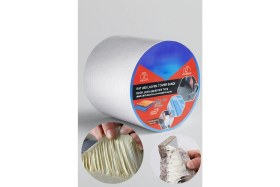 Resim Bondit Su Sızdırmaz Çamur Bant Çatı Boru Tamir Çatlak Bandı (4 Metre x 10 Cm) 
