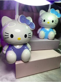 Resim Genel Markalar 1 ADET dekoratif hediyelik gece lambası .hello kitty konseptli masa lambası şarjlı 
