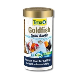 Resim Tetra Goldfish Gold Exotic Egzotik Japon Balık Yemi 250 Ml 80 Gr 