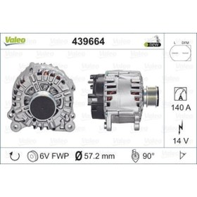 Resim Valeo Alternatör Golf Vı Polo Passat 1.6 Tdı 2.0 Tdı 1.6 140a Uyumlu 