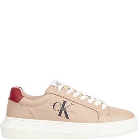Resim Calvin Klein Chunky Chunky Laceup Kadın Sneaker Cafe Creme/Merlot 