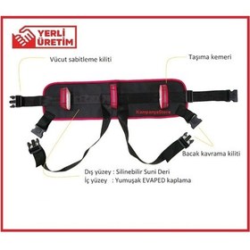 Resim Hasta Taşıma Yürütme Kemeri Güvenli Rahat ve Kolay Transfer için 