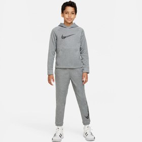 Resim Nike Therma-FIT Hoodie ll Çocuk Gri Sweatshirt 