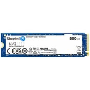 Resim KINGSTON 500GB NV3 SNV3S\u002F500G 5000-3000MB\u002Fs M2 NVME GEN4 DİSK 