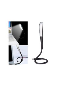 Resim Kompakt Usb Siyah 14 Ledli 3 Kademeli Dokunmatik Okuma Lambası 001 