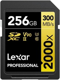 Resim Lexar Professional 2000 SDHC UHS-II Hafıza Kartı 256GB 
