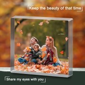 Resim 2D Düz 1pc, Özel Akrilik 3D Fotoğraf Görüntüleme - Çok Amaçlı Masaüstü Dekoratif Tabela & Plak, Serbest Duran Hatıra için Ev & Ofis, El Yapımı Festive Süs, Parti & Etkinlikler için Minnettarlık Hediyesi, İngilizce Metin - Güç Gerekmez 