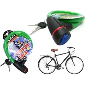 Resim Hereveoyuncak Dayanıklı Çelik Bisiklet Kilidi + Hareket Sensörlü Işıklı Sibop Kapağı 2 Adet - Çift Güvenlik Paketi AB45XZ 