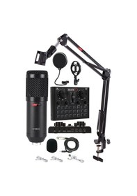 Resim Lastvoice Bm800 Live Set Efektli Ses Kartı Mikrofon Stand Kayıt C 