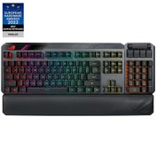 Resim Asus ROG Claymore II RX Red Switch RGB Mekanik Kablolu-Kablosuz Gaming Klavye 90MP01W0-BKYA00 