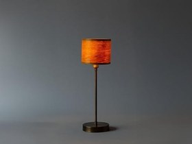 Resim TORNİ El Yapımı Meşe Kaplamalı Minimalist Abajur 