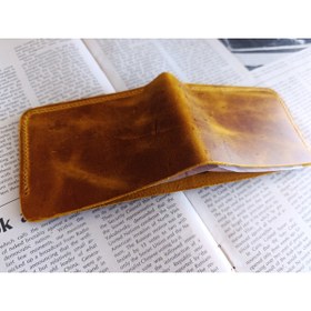 Resim Mahfuz Gerçek Deri Tamamen El Emeği Cüzdan 22cm*8cm * 1 Banknot Alanı 4 Kart Bölmesi ZMR2 