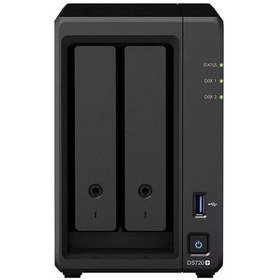 Resim Synology NAS Server 2 Adet 3.5" Disk Destekli Storage DS720PLUS 