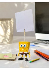Resim Sunger Bob Fotoğraf Not Tutacağı Hediyelik Not Tutucu Sarı 