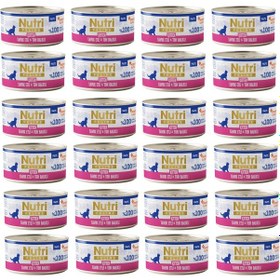 Resim Nutri Feline Kitten Tavuk Etli Ve Ton Balıklı Tahılsız Yavru Kedi Konservesi 70 G X 24 Adet 