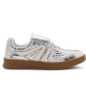 Resim Derimod Kadın Gümüş Bağcıklı Metalik Sneaker 25SFD430632 