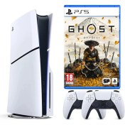 Resim Sony Playstation 5 Slim +2.kol Dualsense +Ps5 Ghost Of Yotei (Ithalatçı Garantili) 