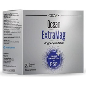Resim Ocean Extramag 250 Magnezyum Sitrat + P5P 30 Saşe 