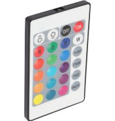 Resim Yaleker 24 Tuşlu Entegre Pilli Minik Usb Led Kontrolörü - Ir Uzaktan Kumanda İle Parlaklık Ve Renk Ayarı, 0.5m Kablolu, Rgb Işık Şeritleri İçin 5v Diğer 