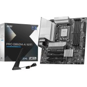 Resim MB Pro B860M-A Wifi Soket 1851 Ddr5 8600MHZ(OC) 3xm.2 1x Tb4 HDMI Display 5g Lan Wifi 7 Matx 
