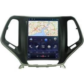 Resim Celali Tuning Jeep Compass Android 12 Carplay Navigasyon Tesla Multimedya - 4gb Ram 64gb Hdd 