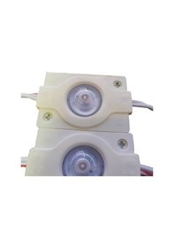 Resim 10 Adet Mavi 5630 X 1 Led Kare Mercekli Geniş Açılı Modül Led Mavi 