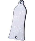 Resim Honmex Gitar Teli Ayar Kolu Kapakları - 2 Delikli, Lp/sg Modelleri İçin, Pvc+selüloid Malzeme, Beyaz İncik Desenli, 2.2mm Kalınlık 