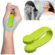 Resim 1 adet İlaçsız Baş Ağrısı Klipsi - Yeşil Meridyen Masaj Aracı Akupunktur Noktası ile, Gerilim ve Anksiyete için Ergonomik Tasarım, Pilsiz Çalışma, Anksiyete Aksesuarı | Hedefli Akupresür Aracı | Dayanıklı Malzeme 