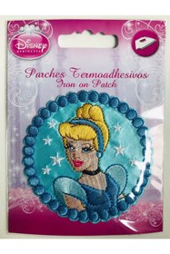 Resim DİSNEY Ütü Ile Yapışan Nakışlı Arma-patch-yama- Prenses Serisi Prenses Sindirella 3 (ORJİNAL LİSANSLI ÜRÜN) 