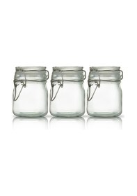 Resim 6 Adet Korken Kavanoz 130ml Vakumlu Kilitli Cam Saklama Kavanozu Şeffaf 