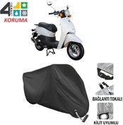 Resim Revolt RS1 Motosiklet Brandası ( Kilit Uyumlu - Siyah ) 