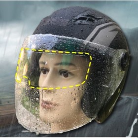 Resim Konyax Motosıklet Kaskı İçın Yağmur Kaydırıcı 