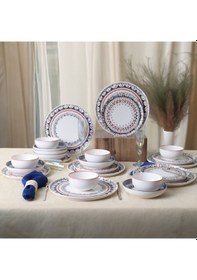 Resim Keramika Ethnic Yemek Takımı 24 Parça 6 Kişilik 21616-17-28-24 