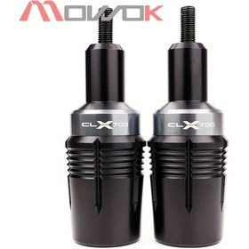 Resim Tongdashop Cfmoto 700 Clx Cl-x İçin Gri Çerçeve Koruması, Motor Aksesuarları 