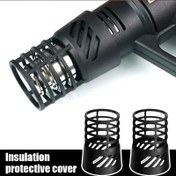Resim 1pc Otomatik Film Sıcak Hava Tabancası Ütü Kapak Roasting Tabancası Ütü Kapak Yüksek Sıcaklığa Dayanıklı Plastik Koruyucu Kapak Isı Yalıtım Kalkanı 