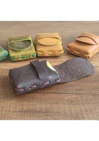 Resim Sumerian Leather Craft Deri Sigara Kılıfı Kahverengi 