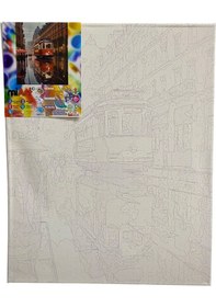 Resim Miart Sayılarla Boyama Seti Taksim 30x40 Cm 