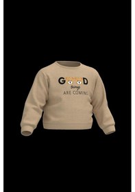 Resim BabyCosy Organik Pamuk Sweatshirt,%100 Organik Pamuk,bebek Ve Yenidoğan Serisi,kışlık Koleksiyon Gri 