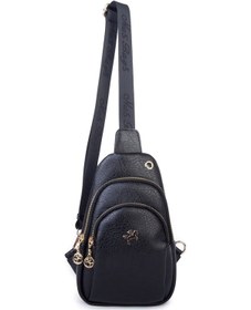 Resim Nas Bag Kadın Crossbody Bag Bel Ve Body Bag Siyah Victoria 
