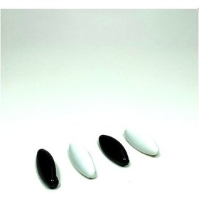 Resim 4 Adet Plastik Çengelli Eşarp Ve Şal İğnesi Siyah Beyaz 4 Cm 04 