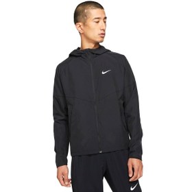 Resim Nike M Nk Rpl Miler Jkt Erkek Siyah Koşu Montu DD4746-010 