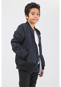 Resim Benitto Kids Benittokids Çift Taraflı Erkek Çocuk Yağmurluk 51268L Lacivert-Beyaz 