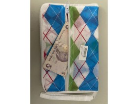 Resim Öz-Pak Katlanabilir Para Cüzdanlı Alışveriş Pazar Çantası 