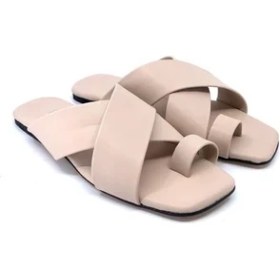 Resim The Mesa Kadın Nut Parmak Arası Düz Taban Terlik 