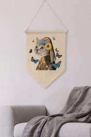 Resim Mutfak Duvar Dekoru, Pinterest Oda Dekoru, Sanat Serisi, Kanvas Flama Askılı Duvar Örtüsü NO:451 - Renkli - 19 / 30 x 40 