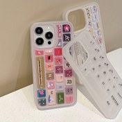 Resim 3'lü Klavye Temalı Telefon Kılıf Seti - Renkli Kedi Desenli, Minimalist ve Şık Alfabe Desenler - iPhone 16/15/14/13/12, 11 Pro Max/Plus/X/8/7 Modelleri İçin Klasik & Benzersiz Kapaklar - Dayanıklı Parmak İzi ve Leke Tutmaz Hediye Fikri (Erkekler ve Kadınlar için) - Şeffaf Kılıf (171ZZ + Kedi Tasarımı 762ZZ + Klavye 493HF) 